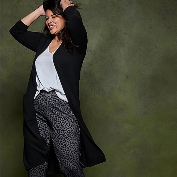 torrid Tops - Nwt Torrid Black soft Duster Cardigan